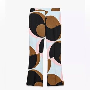 Zara Geometric Patterned Pants NWT size small